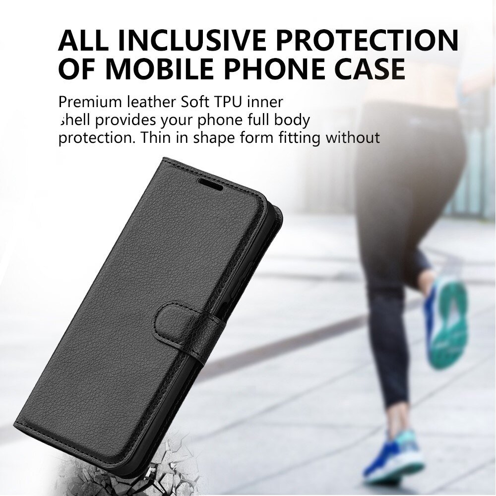 Coque portefeuille  OnePlus 10T, Noir