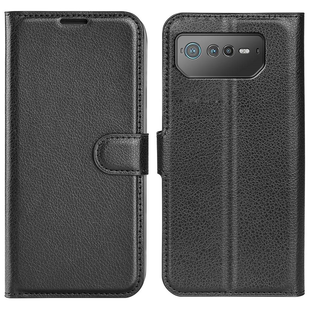 Coque portefeuille Asus ROG Phone 6/ROG Phone 6 Pro, Noir
