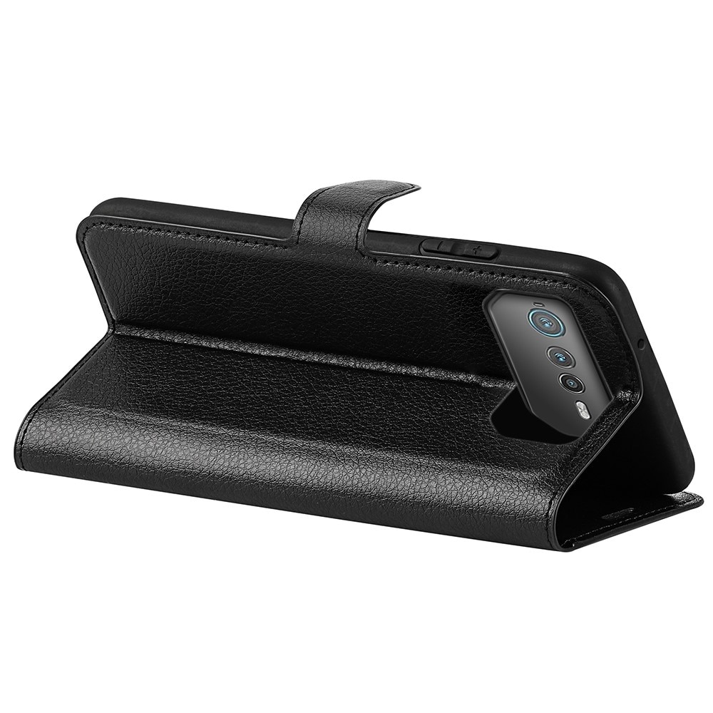 Coque portefeuille Asus ROG Phone 6/ROG Phone 6 Pro, Noir