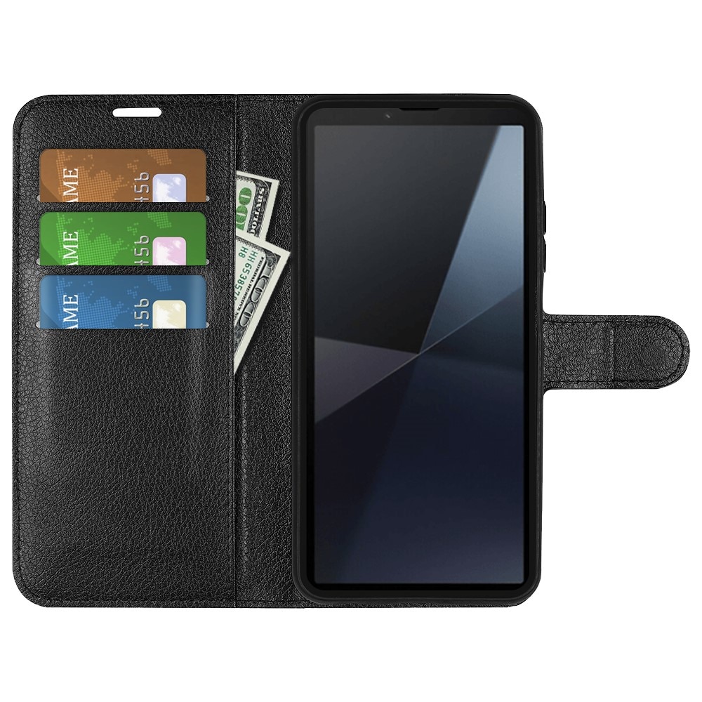 Coque portefeuille Sony Xperia 10 VI, Noir