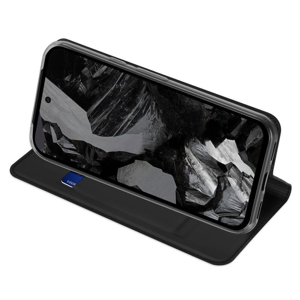 Étui portefeuille Skin Pro Series Google Pixel 8a, Noir
