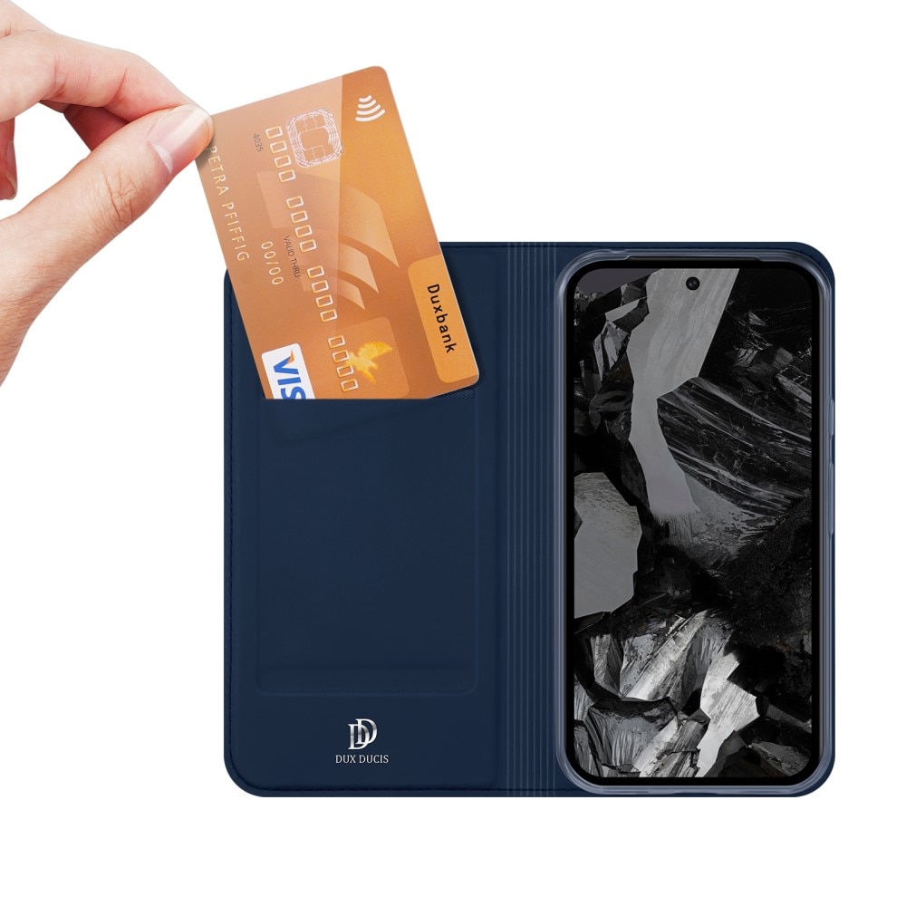 Étui portefeuille Skin Pro Series Google Pixel 8a, Bleu