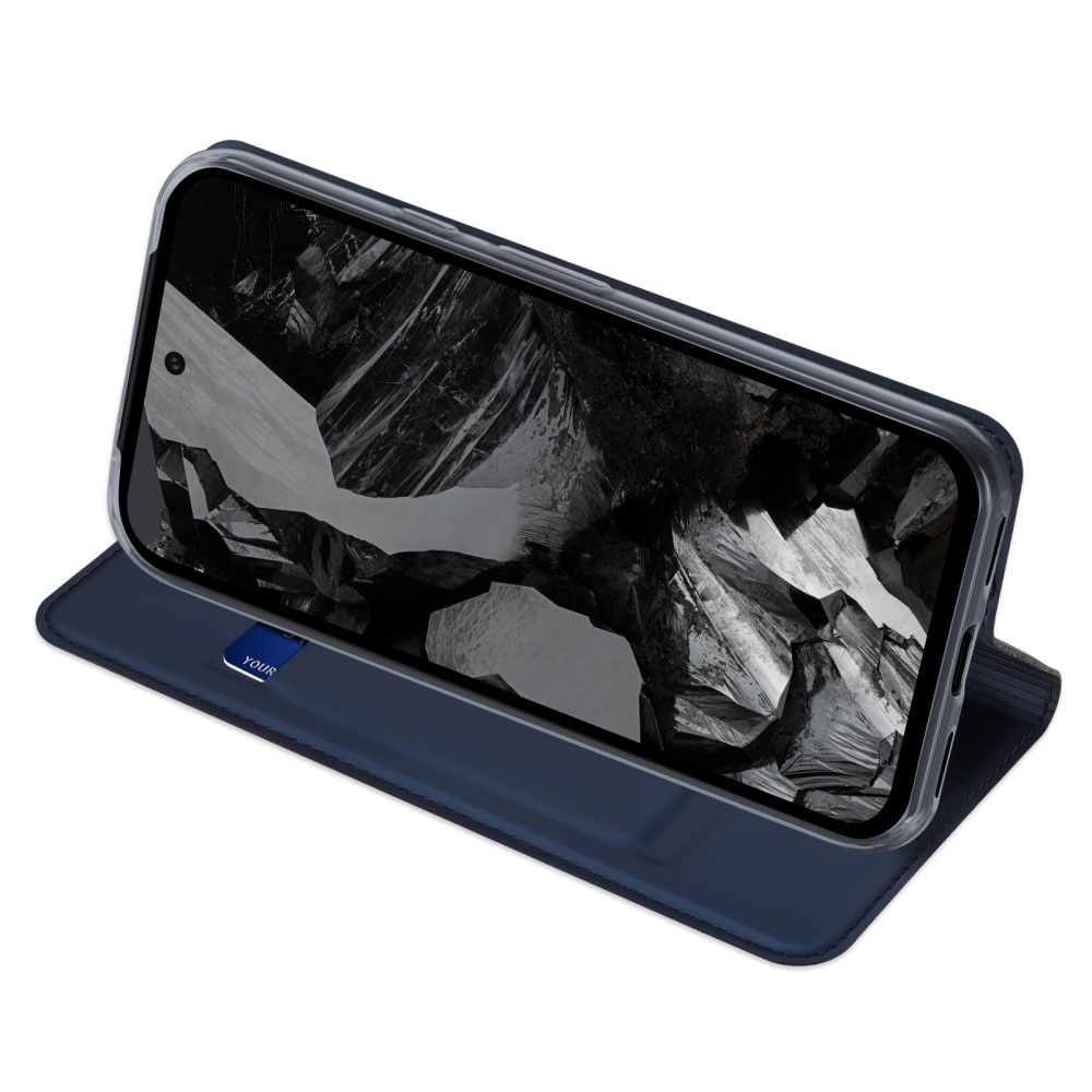 Étui portefeuille Skin Pro Series Google Pixel 8a, Bleu