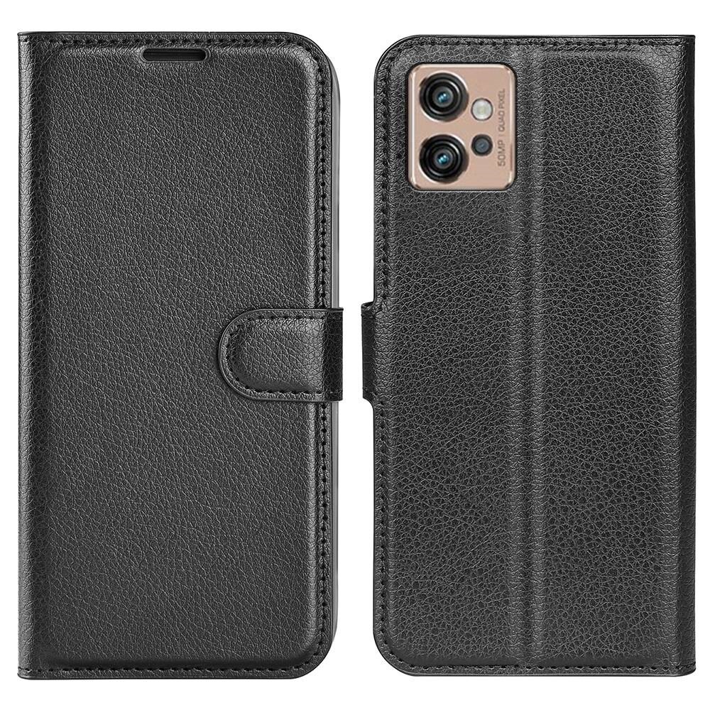 Coque portefeuille Motorola Moto G32 Noir