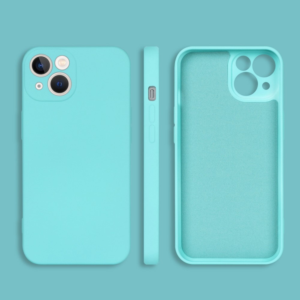 Coque TPU iPhone 14 Plus Bleu clair