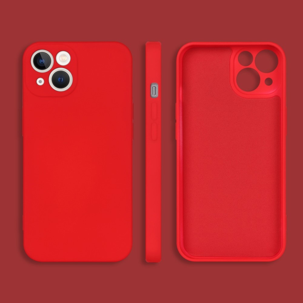 Coque TPU iPhone 14 Plus Rouge