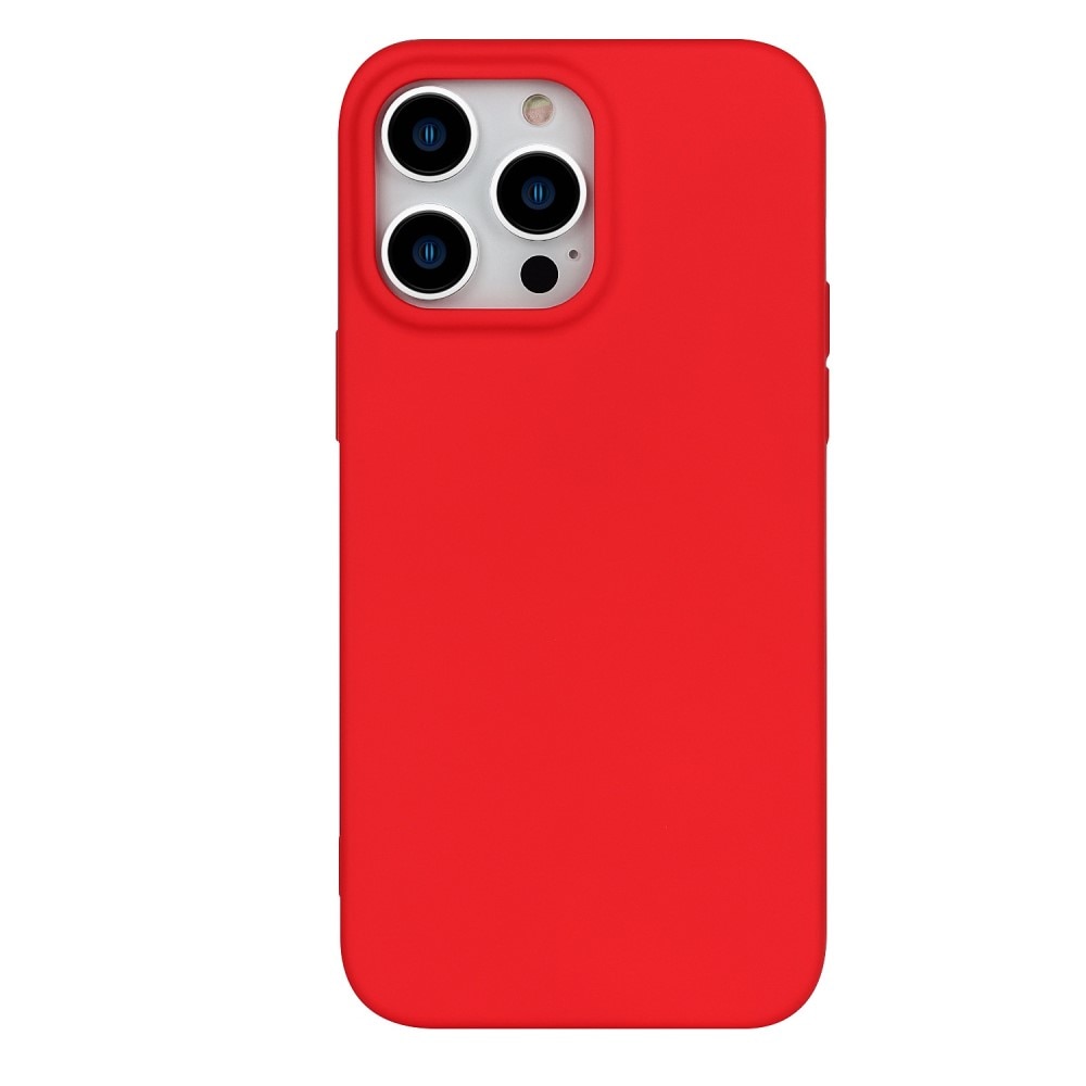 Coque TPU iPhone 14 Pro Rouge