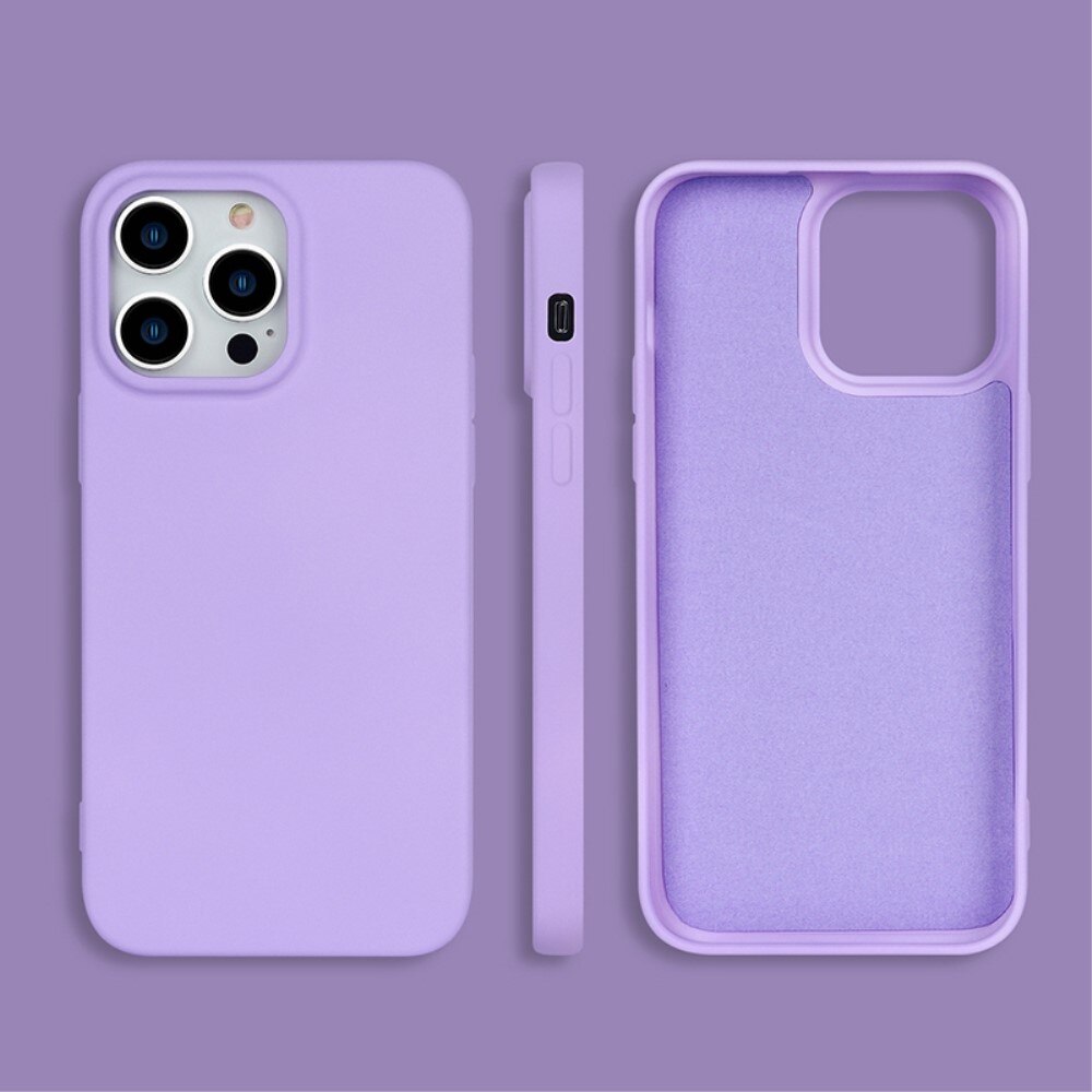 Coque TPU iPhone 14 Pro, Violet
