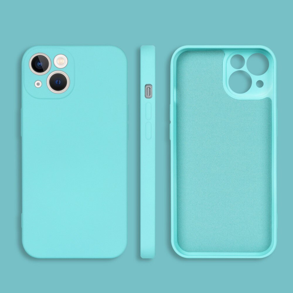 Coque TPU iPhone 14 Bleu clair