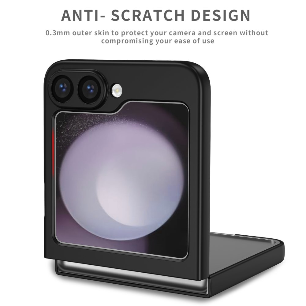 Coque magnétique avec porte-bague Samsung Galaxy Z Flip 6, noir