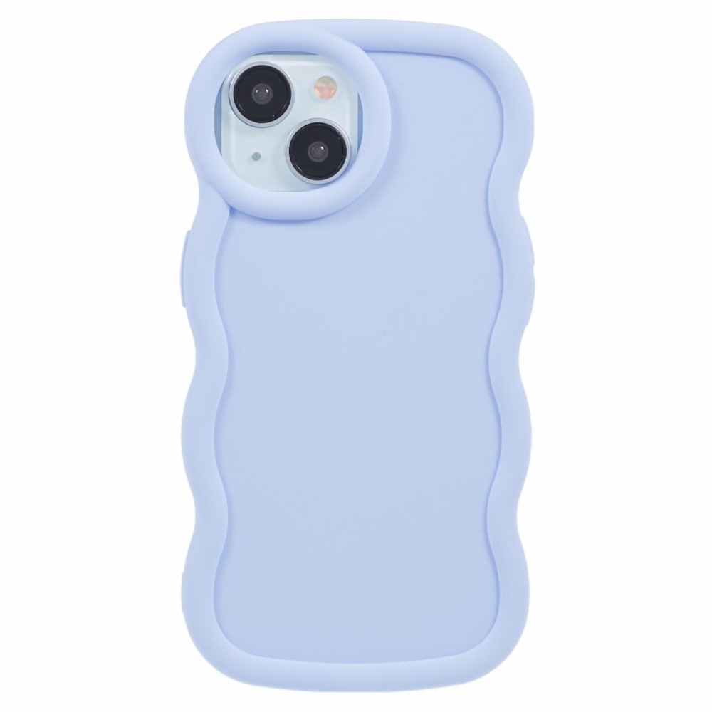 Coque TPU Wavy Edge iPhone 13, Violet