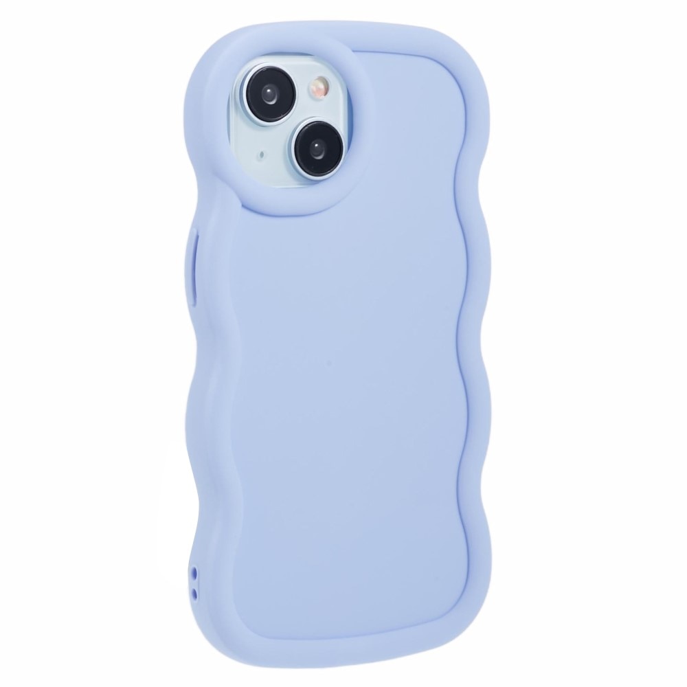 Coque TPU Wavy Edge iPhone 13, Violet