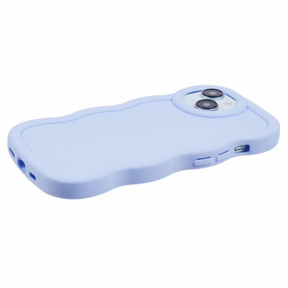 Coque TPU Wavy Edge iPhone 13, Violet
