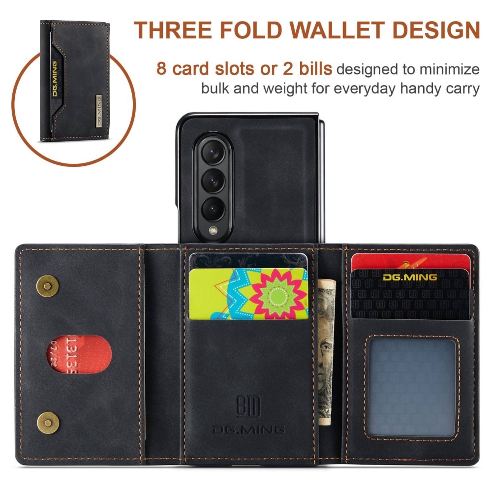 Coque Magnetic Card Slot Samsung Galaxy Z Fold 4 Black