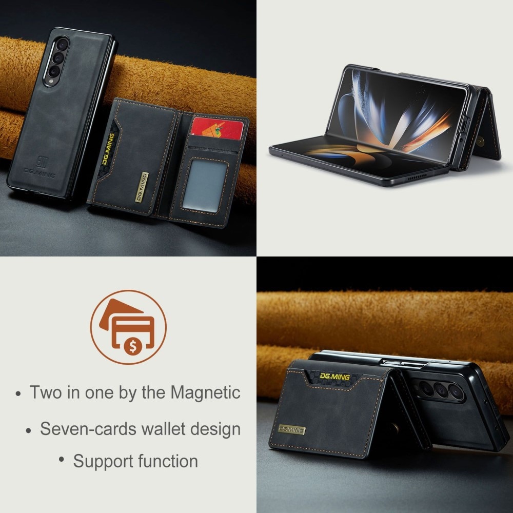 Coque Magnetic Card Slot Samsung Galaxy Z Fold 4 Black
