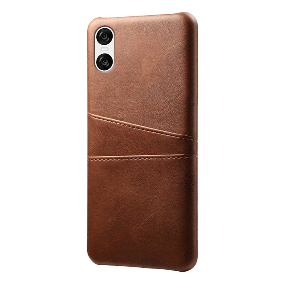 Coque Card Slots Sony Xperia 10 VI, Marron