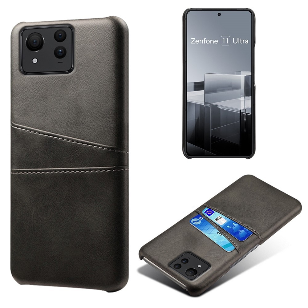 Coque Card Slots Asus Zenfone 11 Ultra, Noir