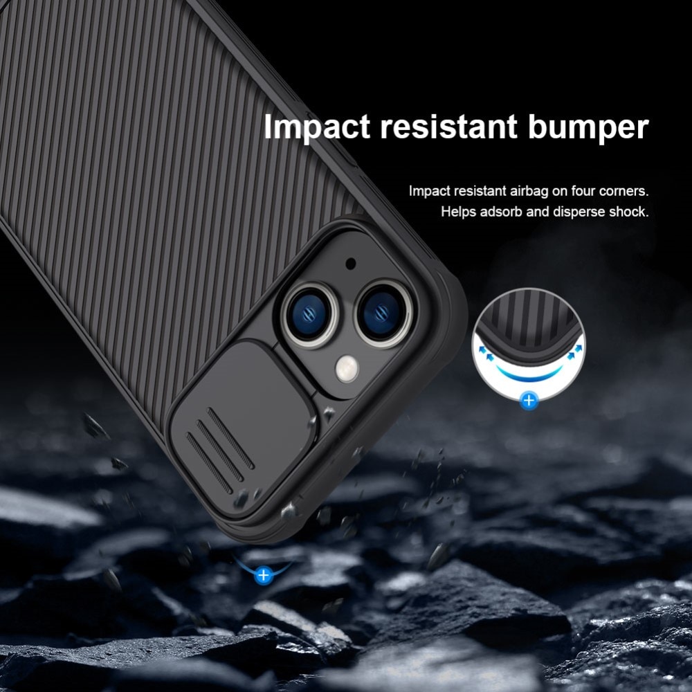 Coque CamShield iPhone 14, Noir