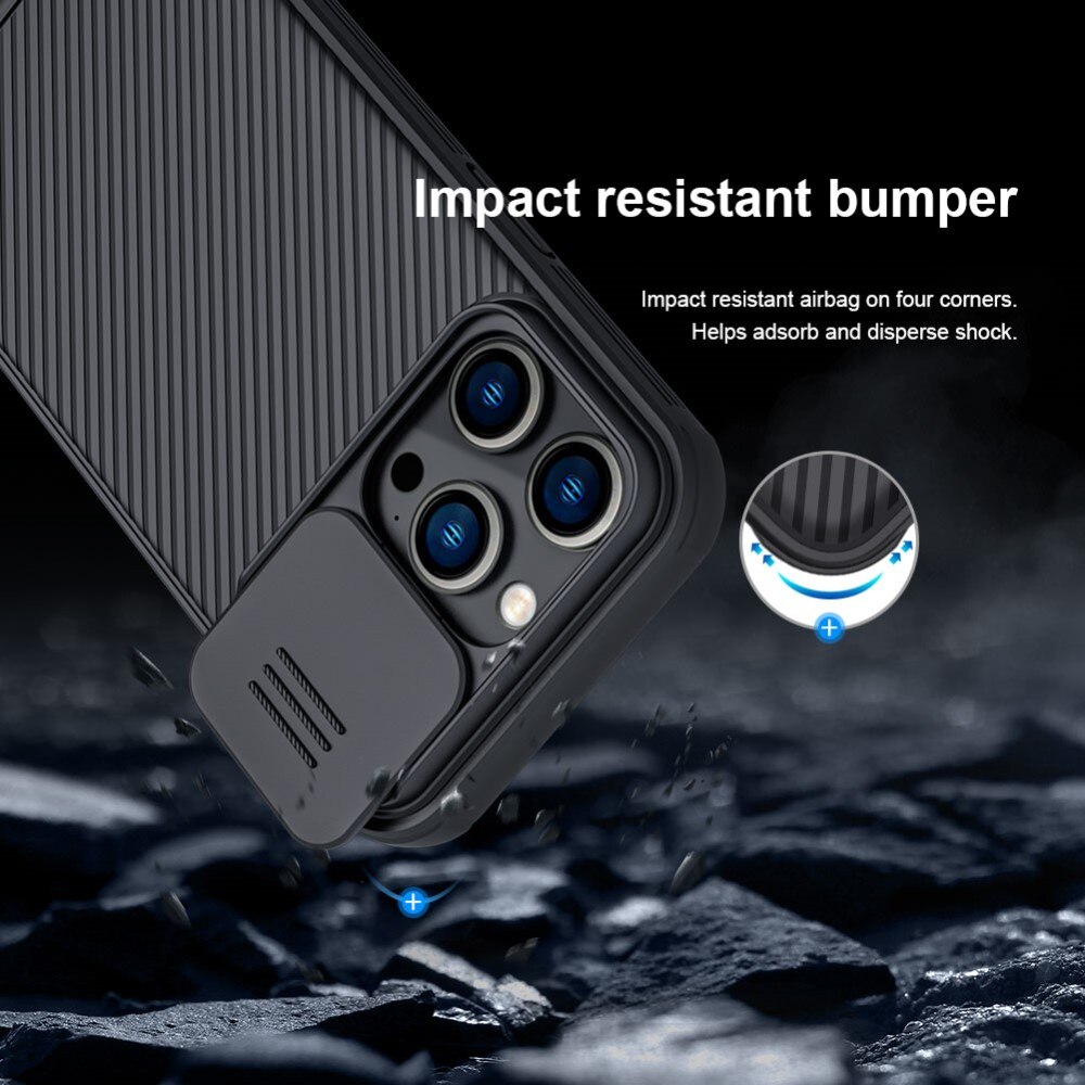 Coque CamShield iPhone 14 Pro Max, Noir