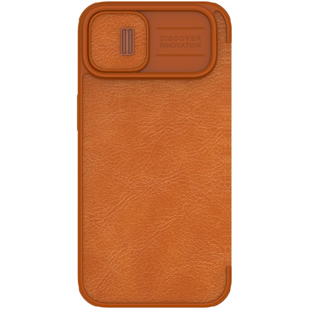 Etui Qin Pro CamShield iPhone 14 Brown