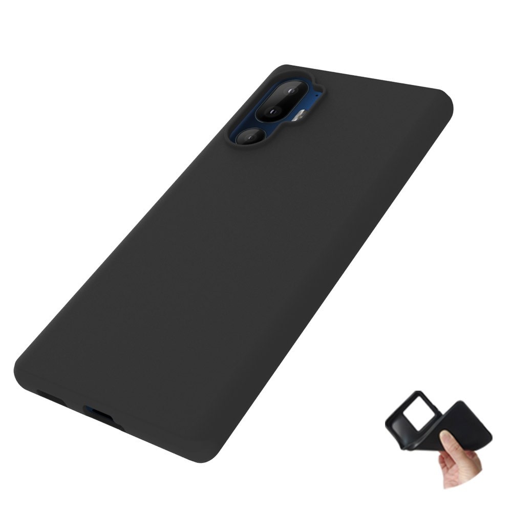 Coque TPU résistante aux chocs HTC U24 Pro, Noir