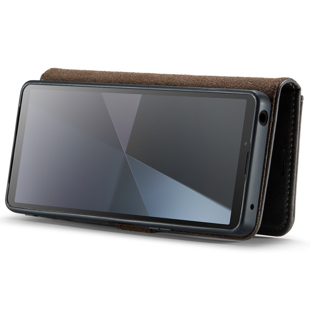 Étui portefeuille Magnet Wallet Sony Xperia 10 VI, Brown