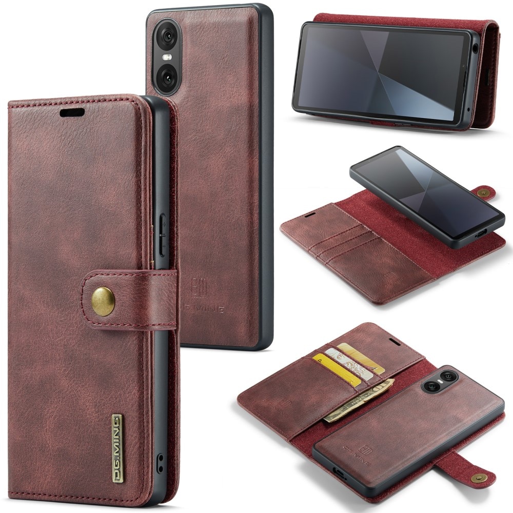 Étui portefeuille Magnet Wallet Sony Xperia 10 VI, Red