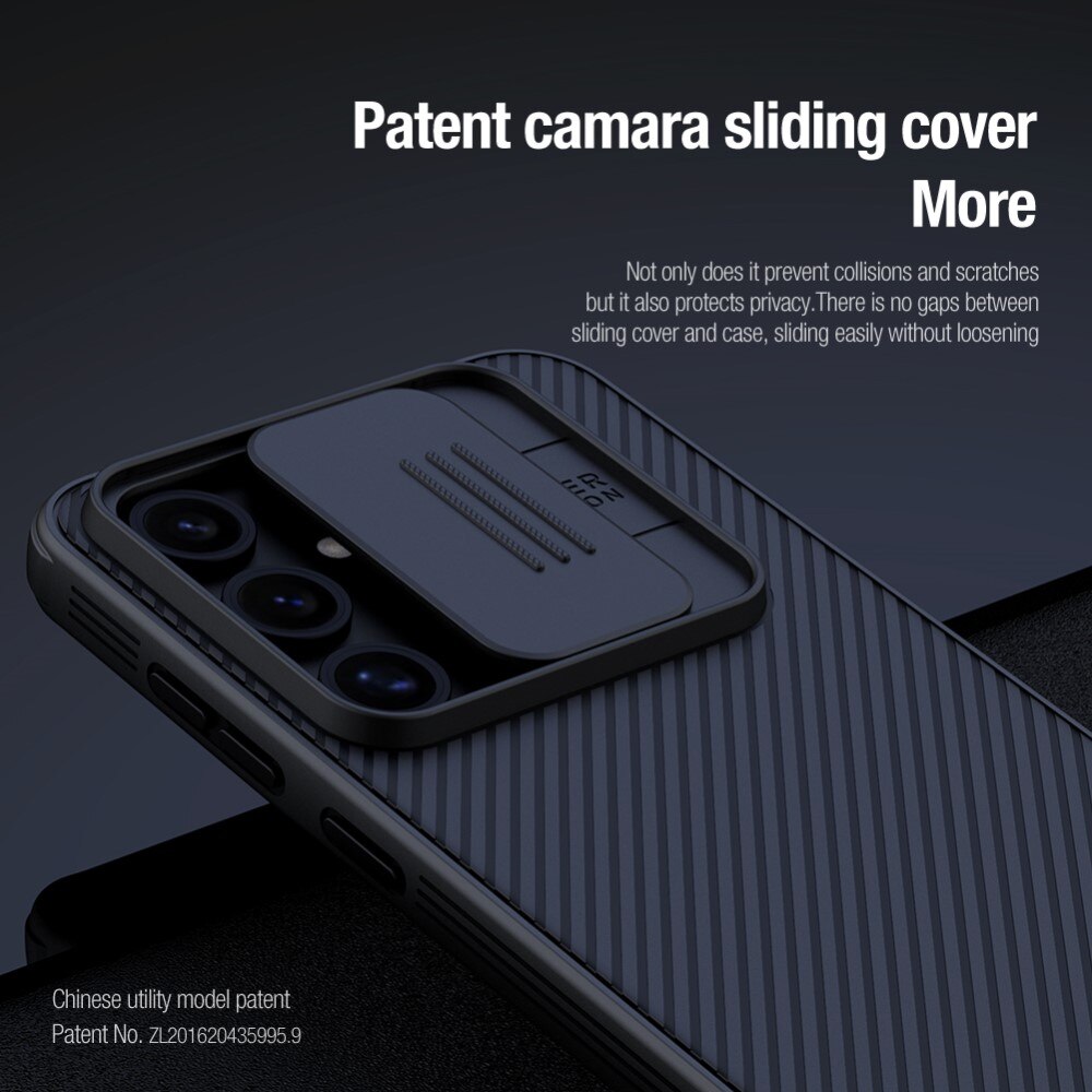 Coque CamShield Samsung Galaxy S24 FE, Noir