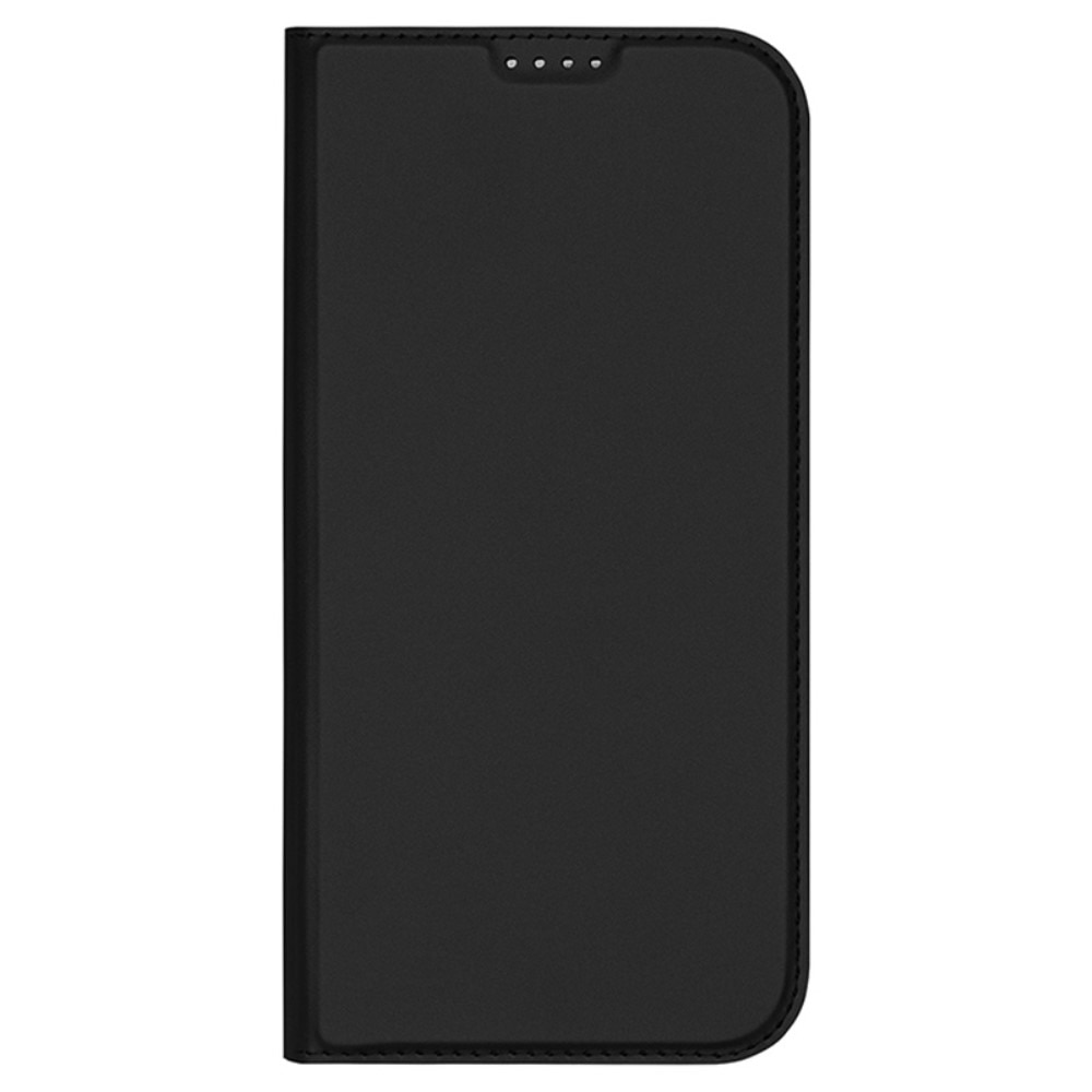Étui portefeuille Skin Pro Series iPhone 16 Pro, Noir