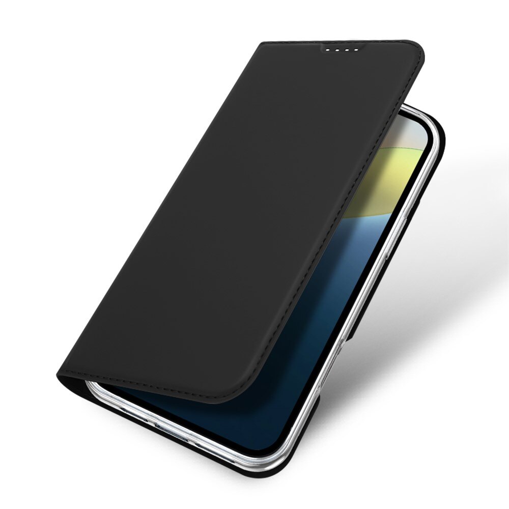 Étui portefeuille Skin Pro Series iPhone 16, Noir