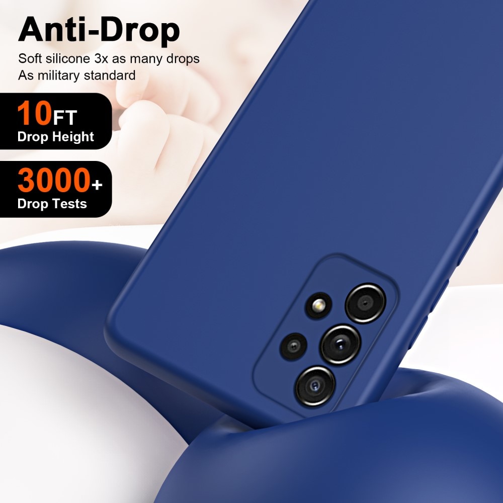 Coque TPU Samsung Galaxy A13, Bleu