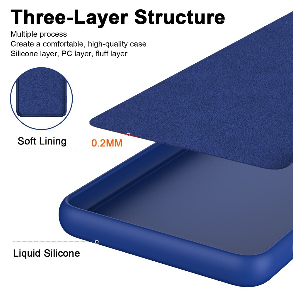 Coque TPU Samsung Galaxy A13, Bleu