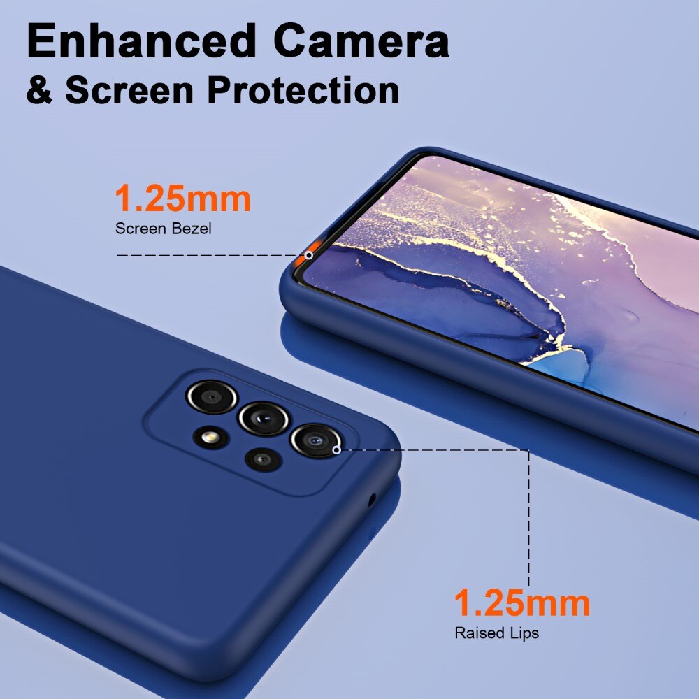 Coque TPU Samsung Galaxy A13, Bleu