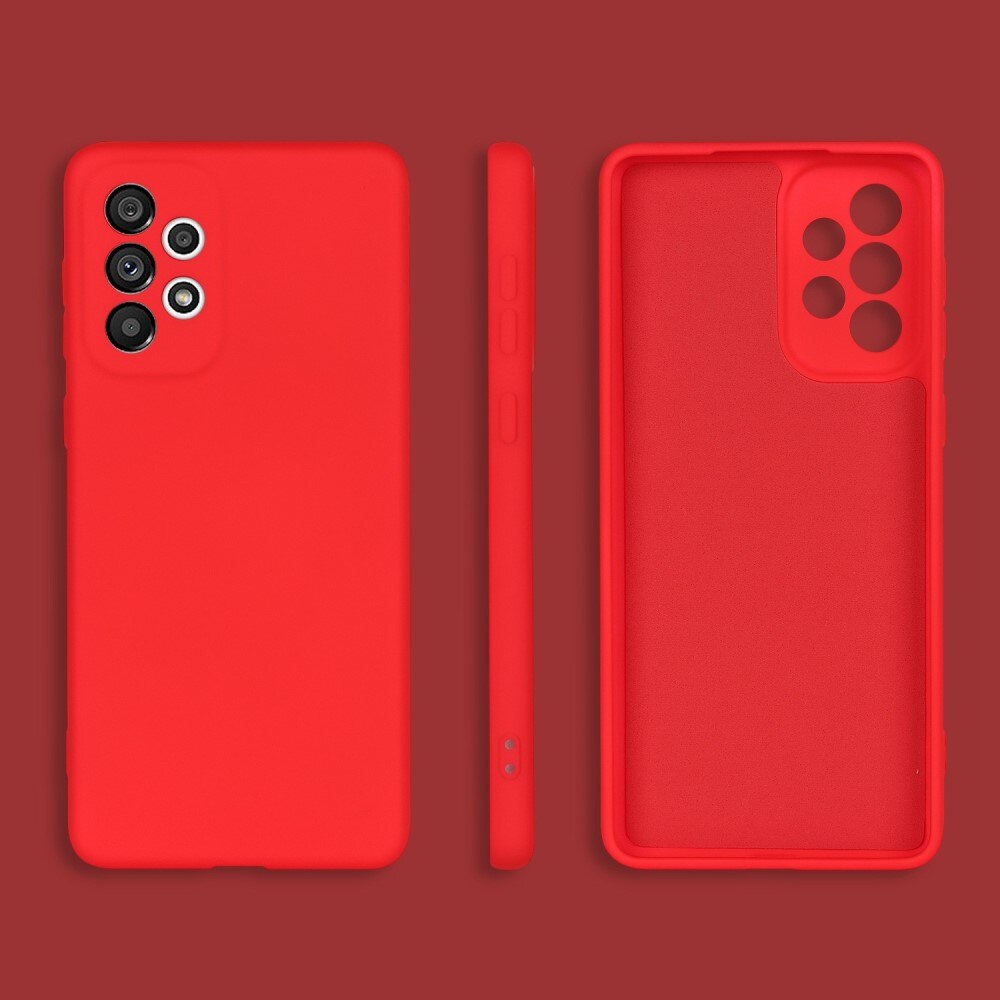Coque TPU Samsung Galaxy A13, Rouge