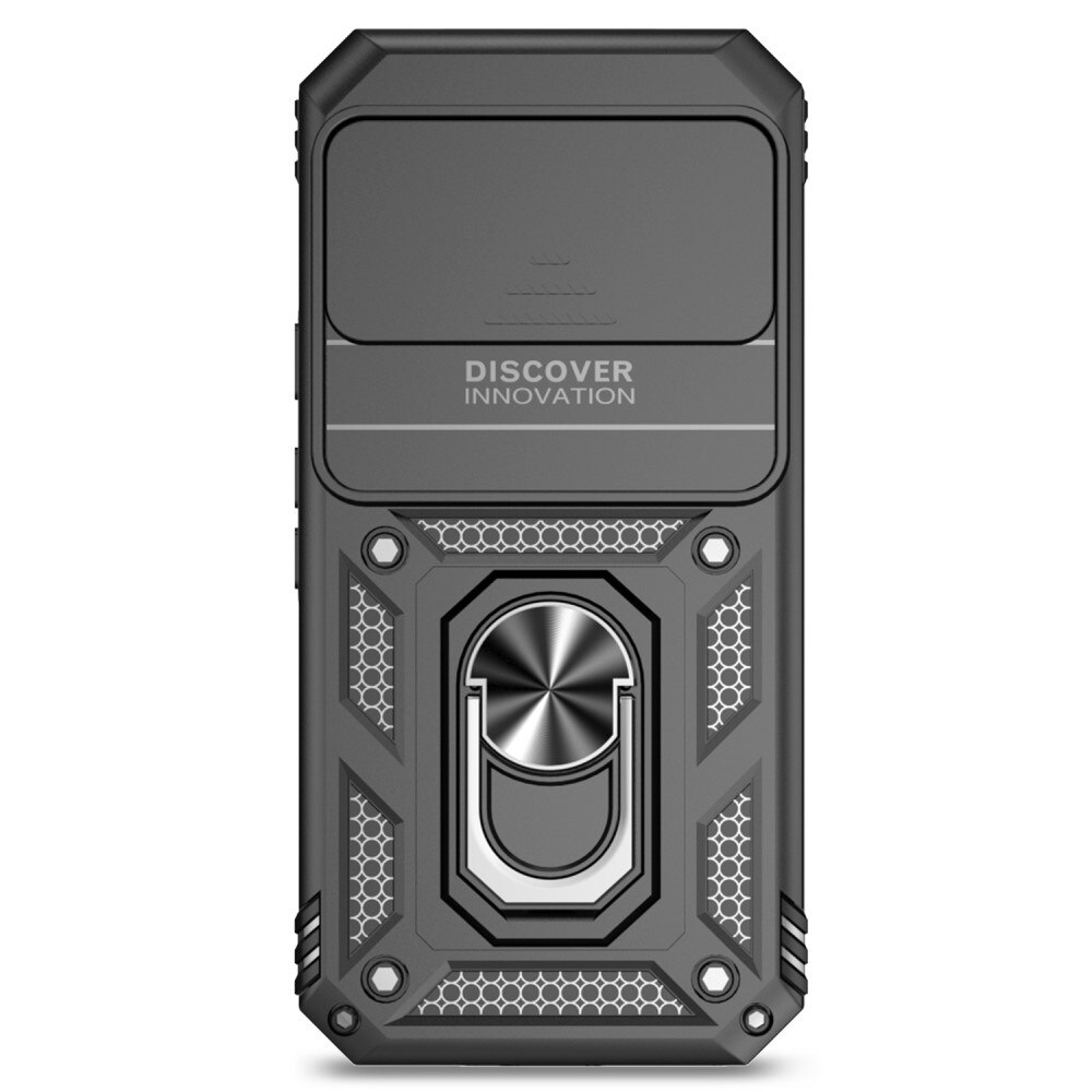 Coque Hybride Ring avec Protège Caméra Google Pixel 9a, Noir