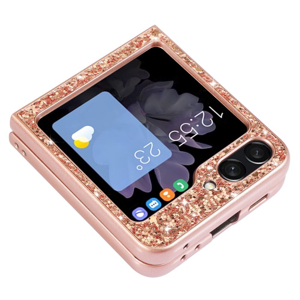 Coque Briller Samsung Galaxy Z Flip 6, noir