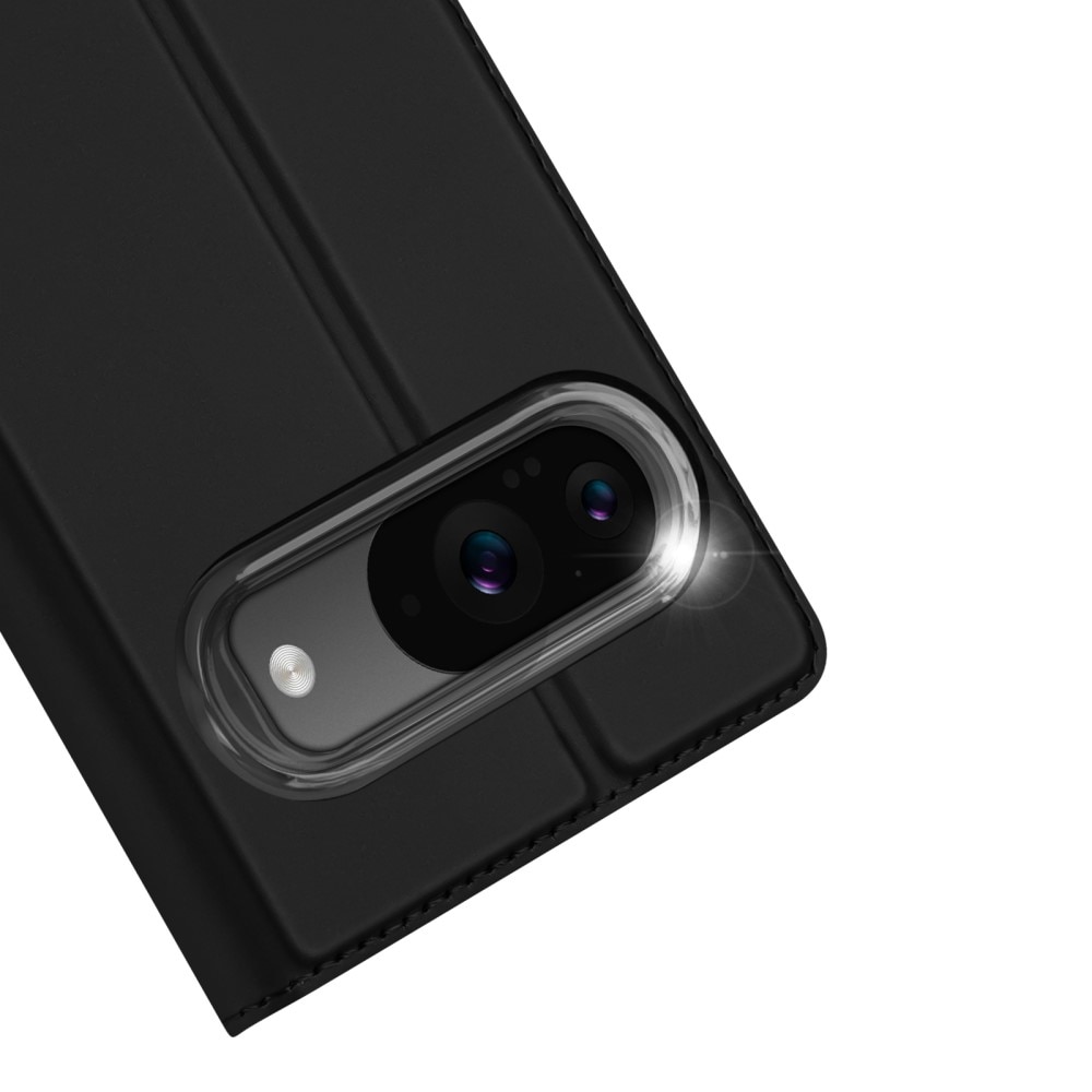 Étui portefeuille Skin Pro Series Google Pixel 9 Pro, Noir