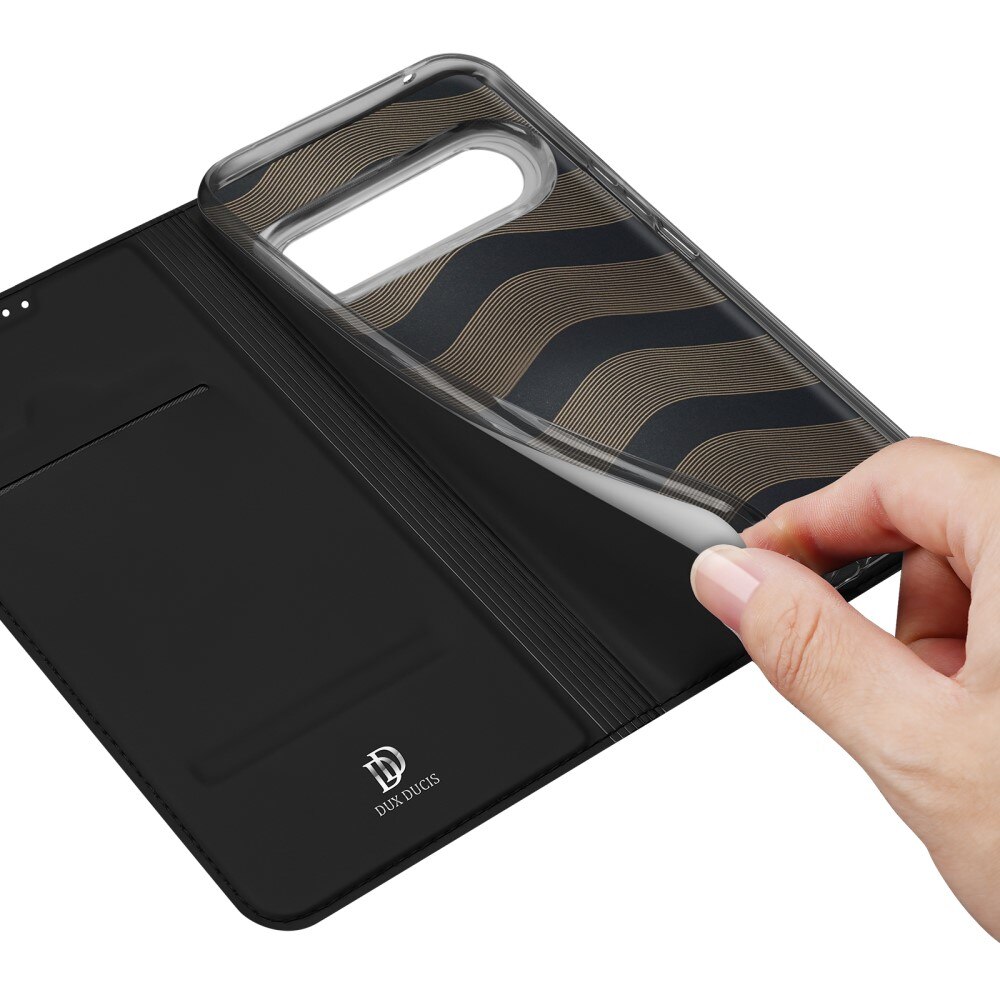 Étui portefeuille Skin Pro Series Google Pixel 9 Pro, Noir
