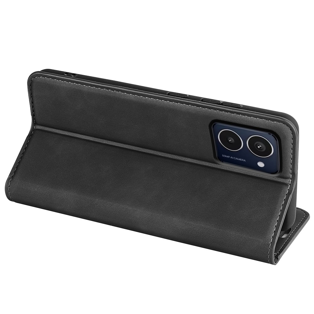 Coque portefeuille mince HMD Pulse Pro, Noir