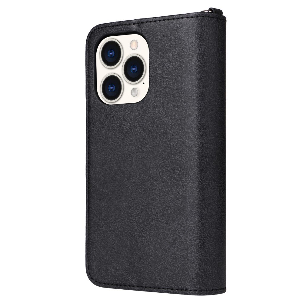 Zipper Magnet Wallet iPhone 14 Pro Noir