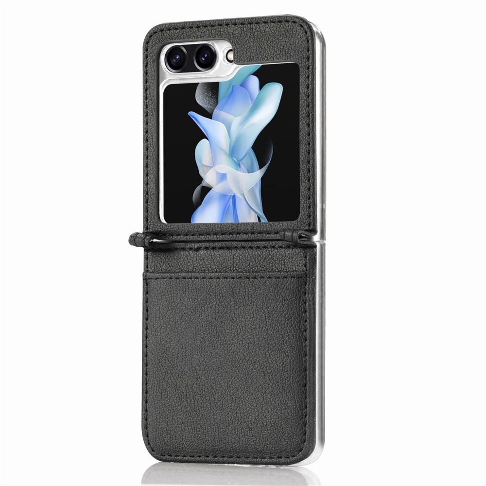 Étui portefeuille Slim Card Wallet Samsung Galaxy Z Flip 6, noir