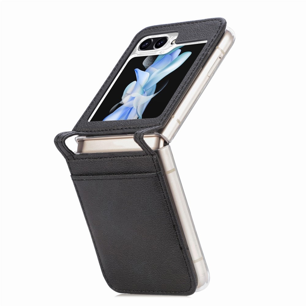 Étui portefeuille Slim Card Wallet Samsung Galaxy Z Flip 6, noir