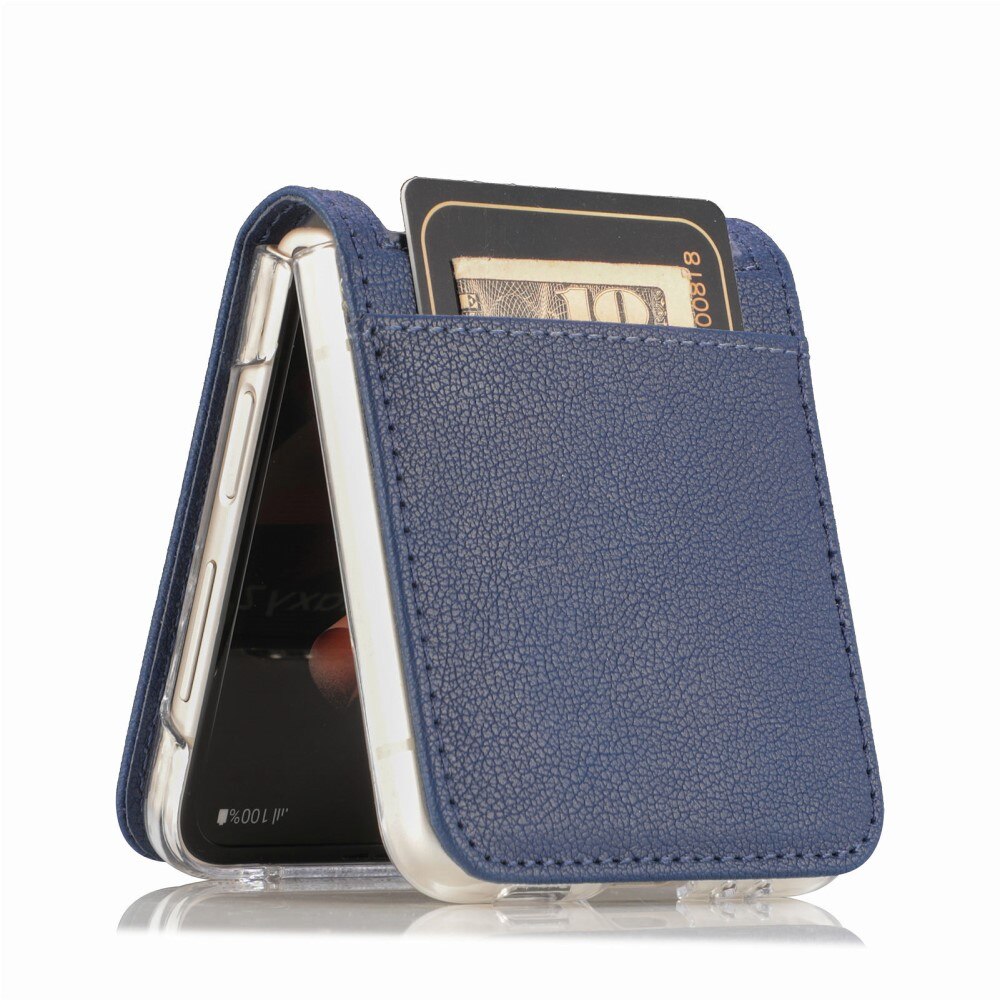 Étui portefeuille Slim Card Wallet Samsung Galaxy Z Flip 6, bleu