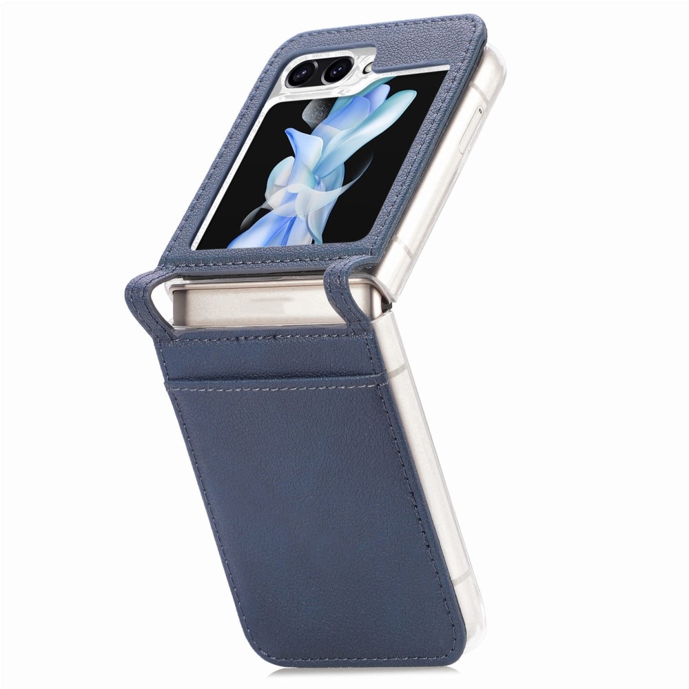 Étui portefeuille Slim Card Wallet Samsung Galaxy Z Flip 6, bleu