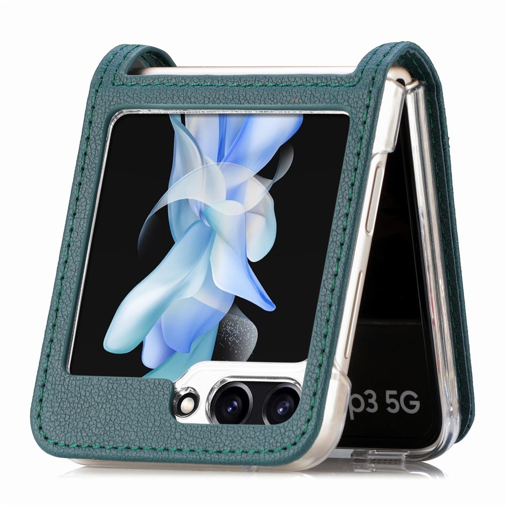 Étui portefeuille Slim Card Wallet Samsung Galaxy Z Flip 6, vert