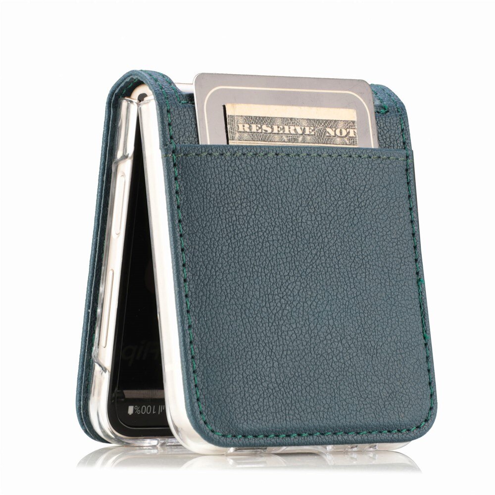 Étui portefeuille Slim Card Wallet Samsung Galaxy Z Flip 6, vert
