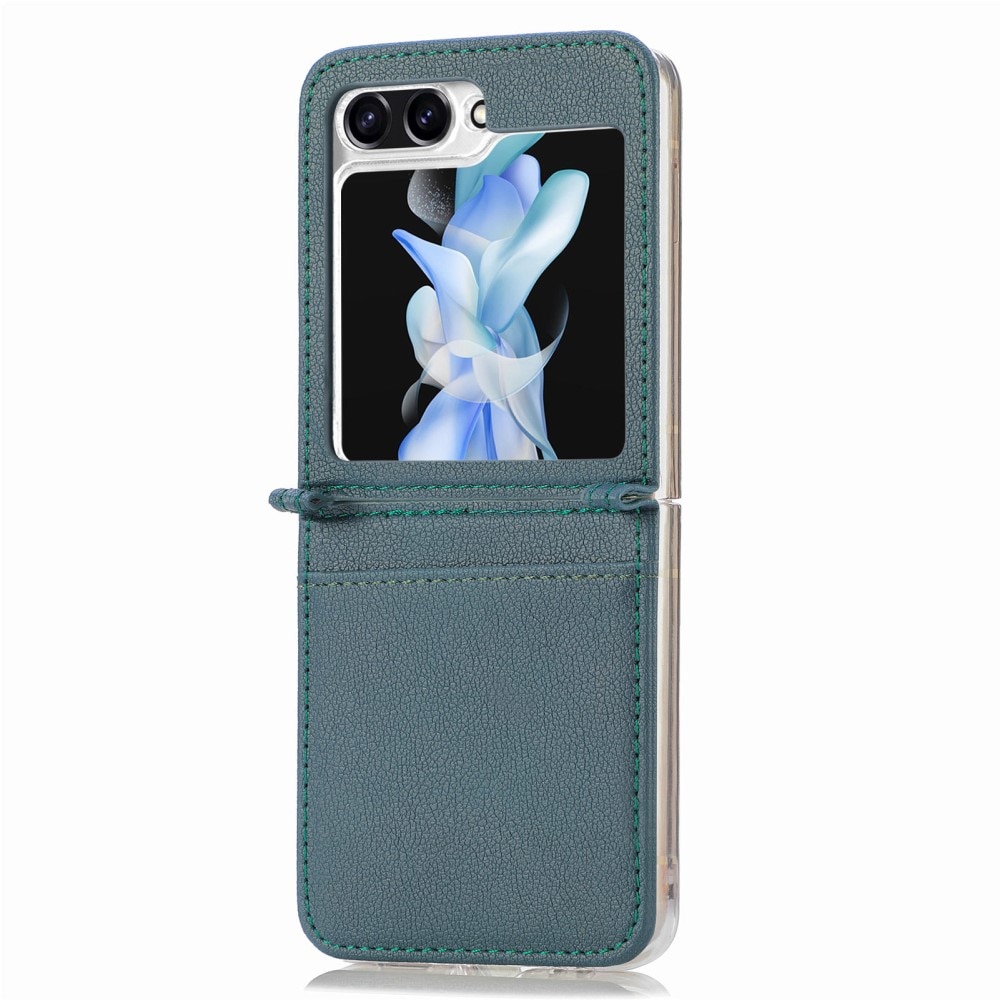 Étui portefeuille Slim Card Wallet Samsung Galaxy Z Flip 6, vert