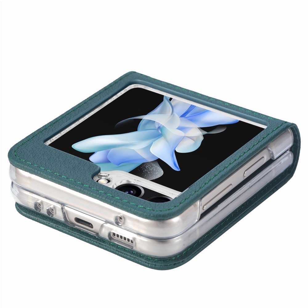 Étui portefeuille Slim Card Wallet Samsung Galaxy Z Flip 6, vert