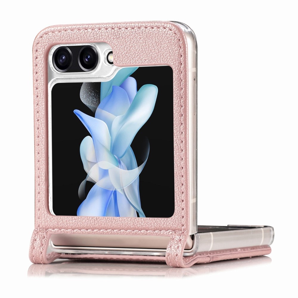 Étui portefeuille Slim Card Wallet Samsung Galaxy Z Flip 6, rose