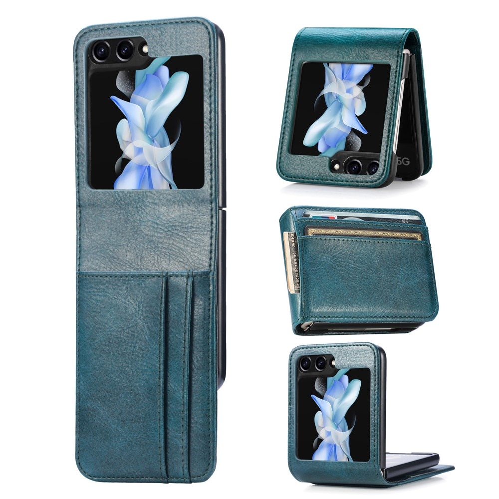 Coque portefeuille Samsung Galaxy Z Flip 6, vert
